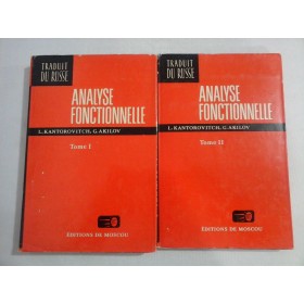 ANALYSE FONCTIONNELLE - KANTOROVITCH, AKILOV - 2 volume